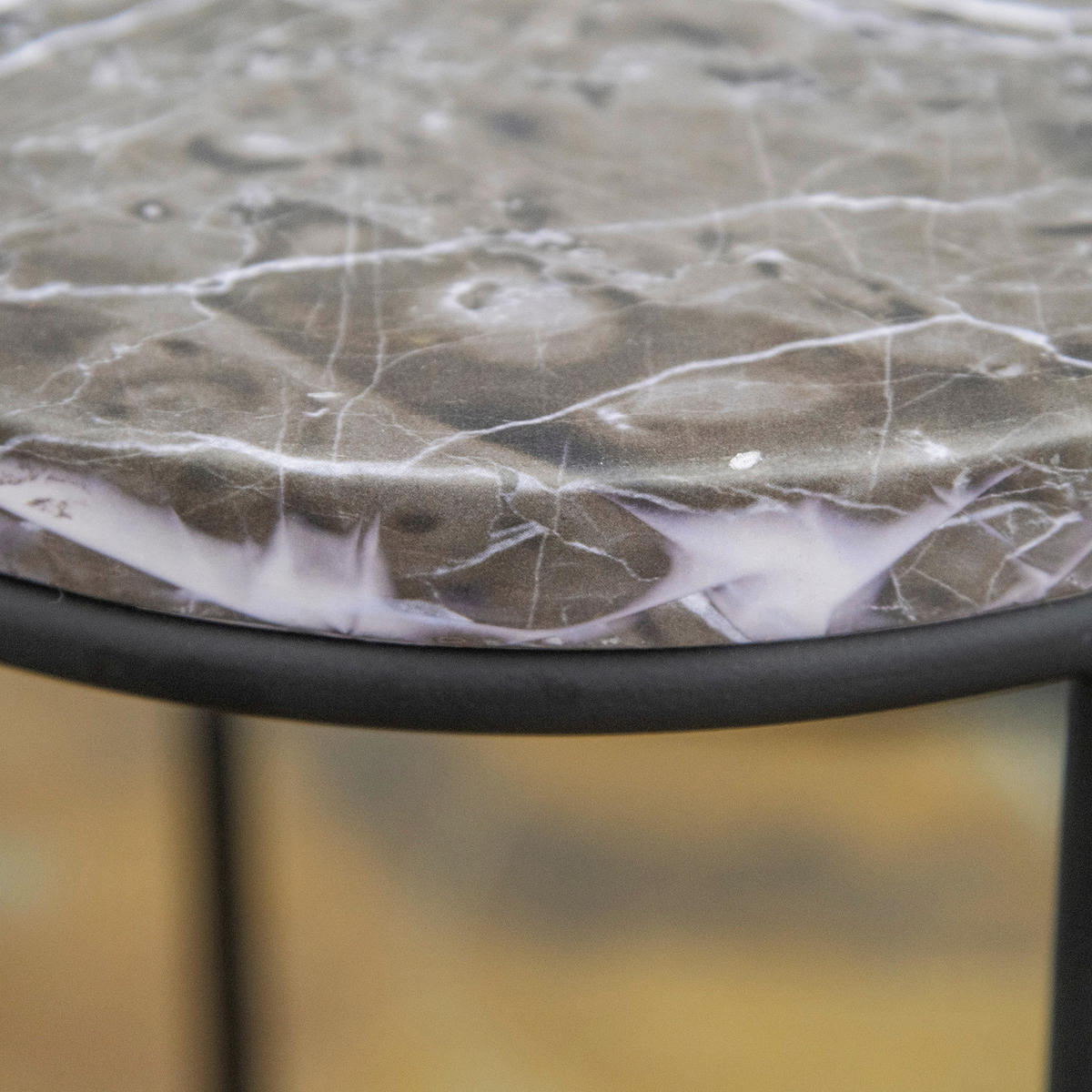 Outsunny Blumenständer schwarz Metall H/D: ca. 70x30 cm Blumenständer - schwarz/grau (30,00/70,00cm) - Outsunny