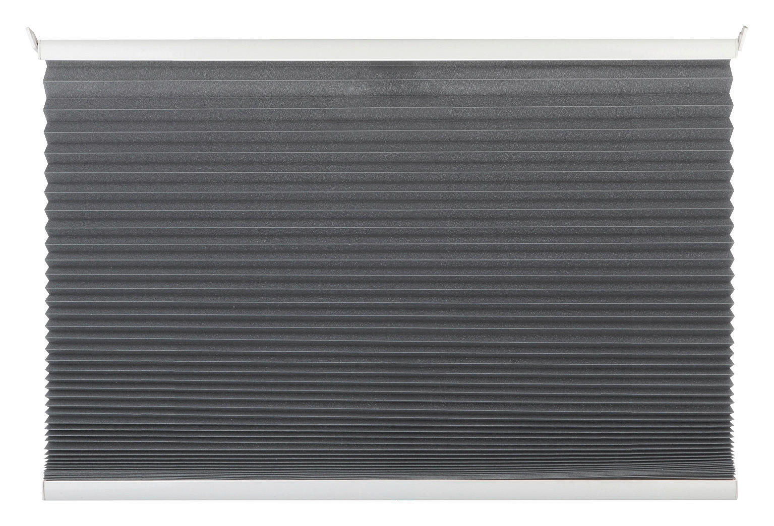 Hochwertiges Klemmplissee grau B/L: ca. 50x130 cm Hochwertiges_Klemmplissee_Free - grau (50,00/130,00cm)