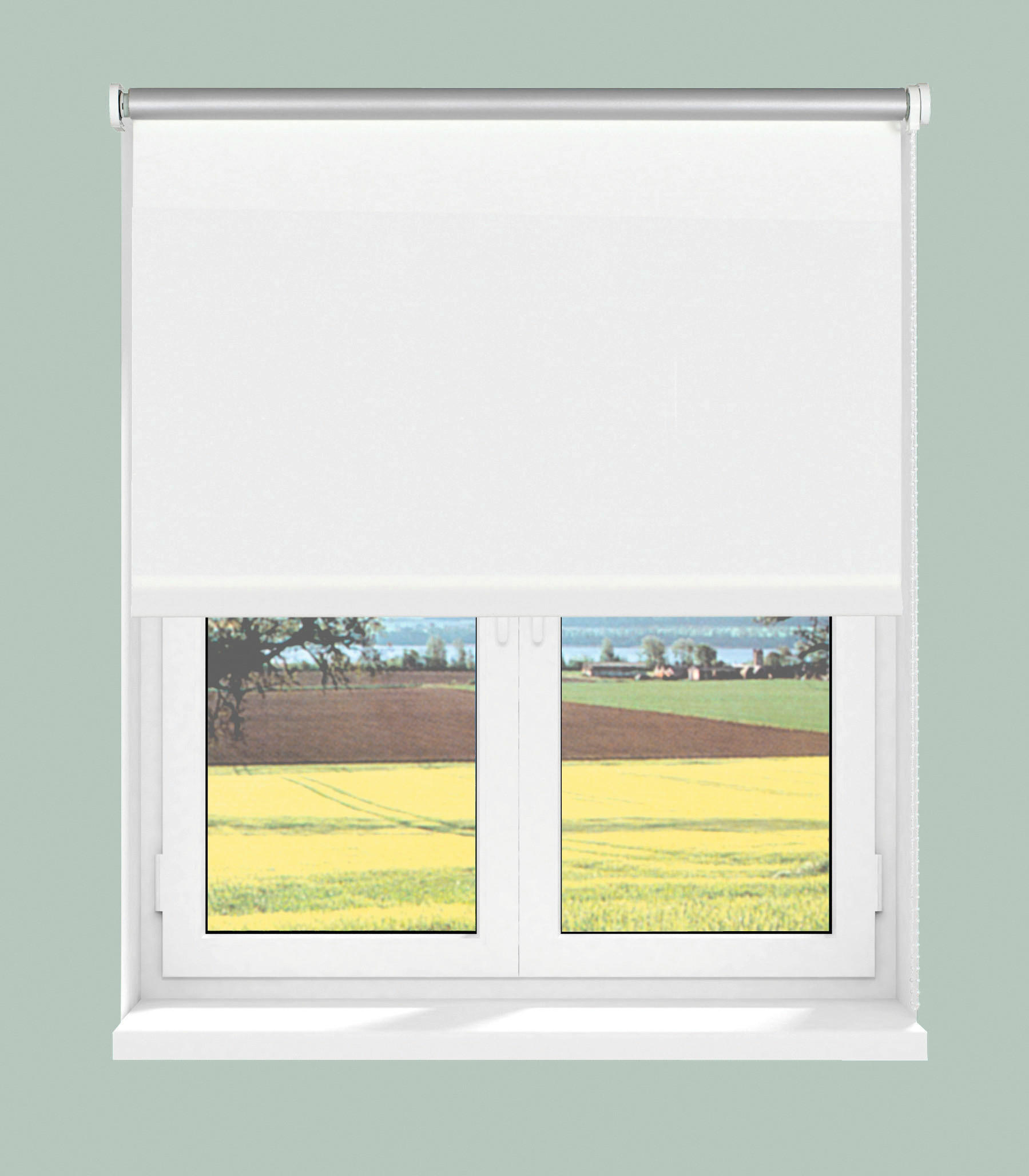 Thermo Seitenzugrollo Verdunklungsqualität weiß B/L: ca. 62x175 cm Rollo-Thermo-VD_mit_Seitenzug - weiß (62,00/175,00cm) - Boviva
