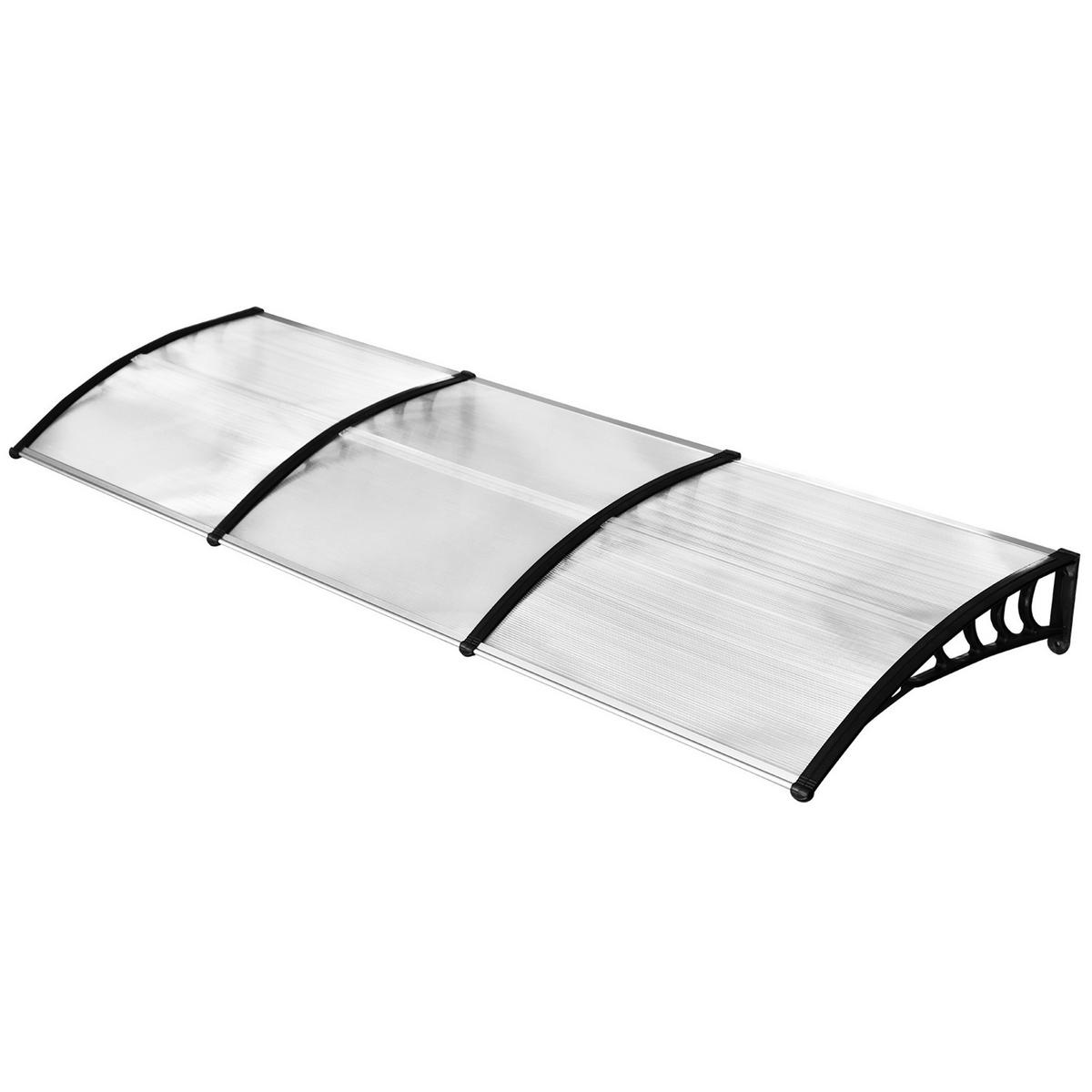 Outsunny Vordach weiß B/H/L: ca. 295x90x23,5 cm Vordach - weiß (23,50/295,00/90,00cm) - Outsunny