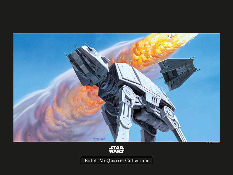 Komar Poster Star Wars Classic RMQ Hoth Battle A Star Wars - Classic B/L: c günstig online kaufen