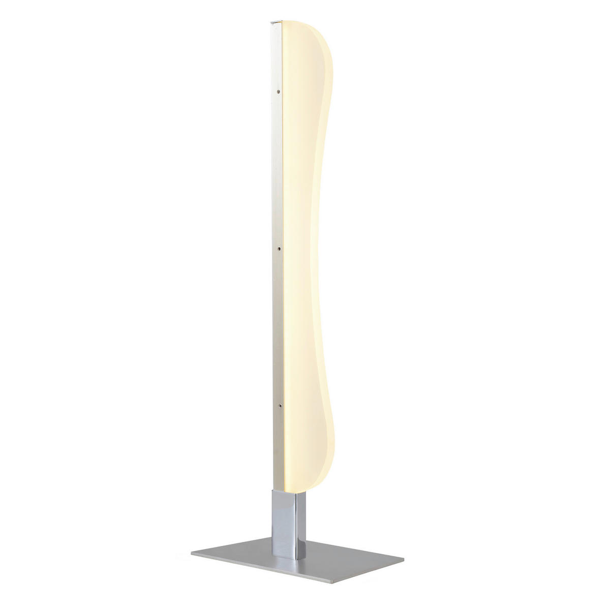 Näve Leuchten Tischleuchte 3113442 Chrom Kunststoff Metall B/H/T: ca. 10x38x16 cm null 1 Brennstellen Bones - Chrom (10,00/38,00/16,00cm) - Näve Leuchten