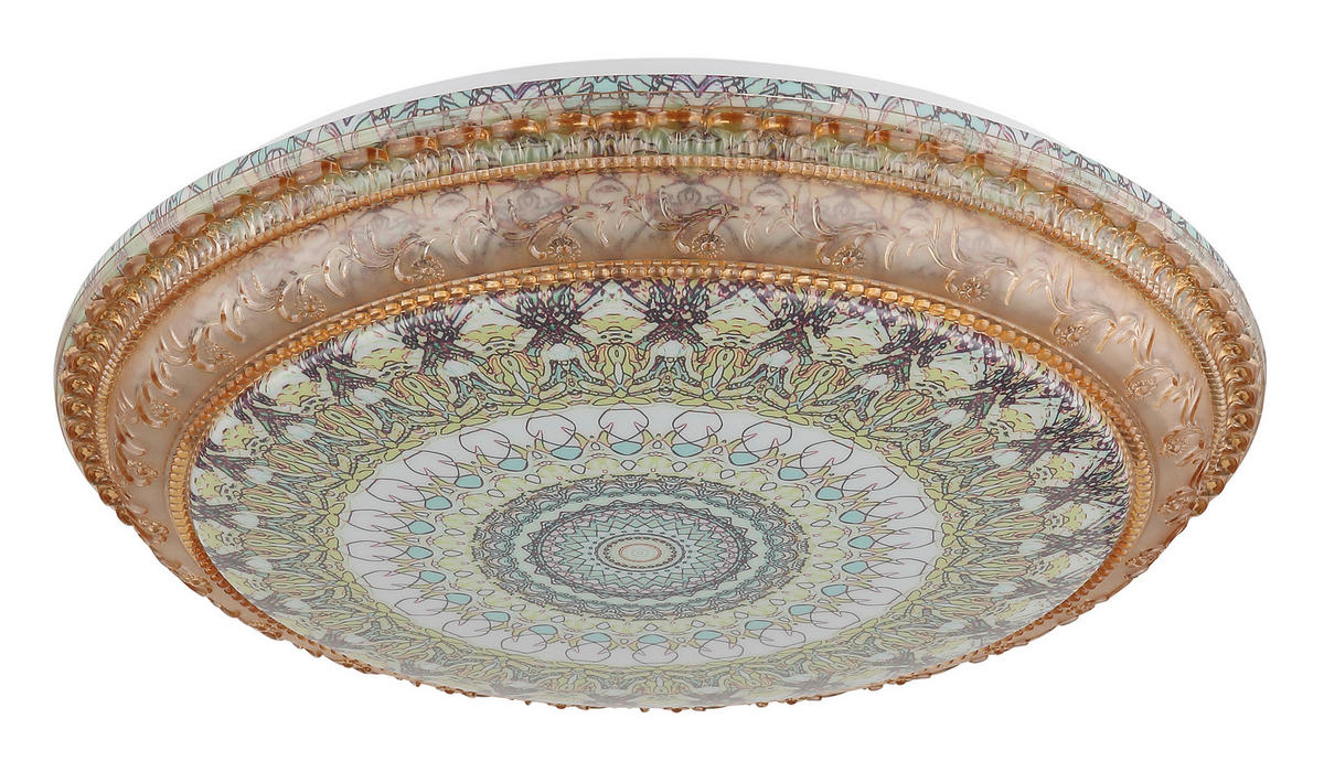 LED-Deckenleuchte braun Metall Kunststoff H/D: ca. 8,5x39 cm LED-Deckenleuchte_Lazaro - braun (39,00/8,50cm)