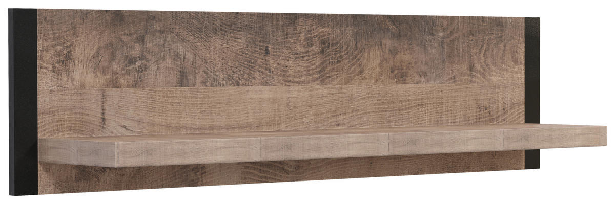 Wandboard Emile Eiche Tabak Nachbildung B/H/T: ca. 110x28x23 cm Emile - Eiche (110,00/28,00/23,00cm) - Trendteam