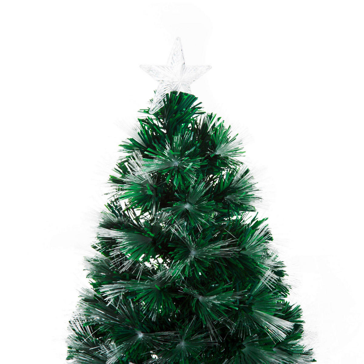 HOMCOM Weihnachtsbaum grün Kunststoff H/D: ca. 120x66 cm Weihnachtsbaum - grün (66,00/120,00cm) - HOMCOM
