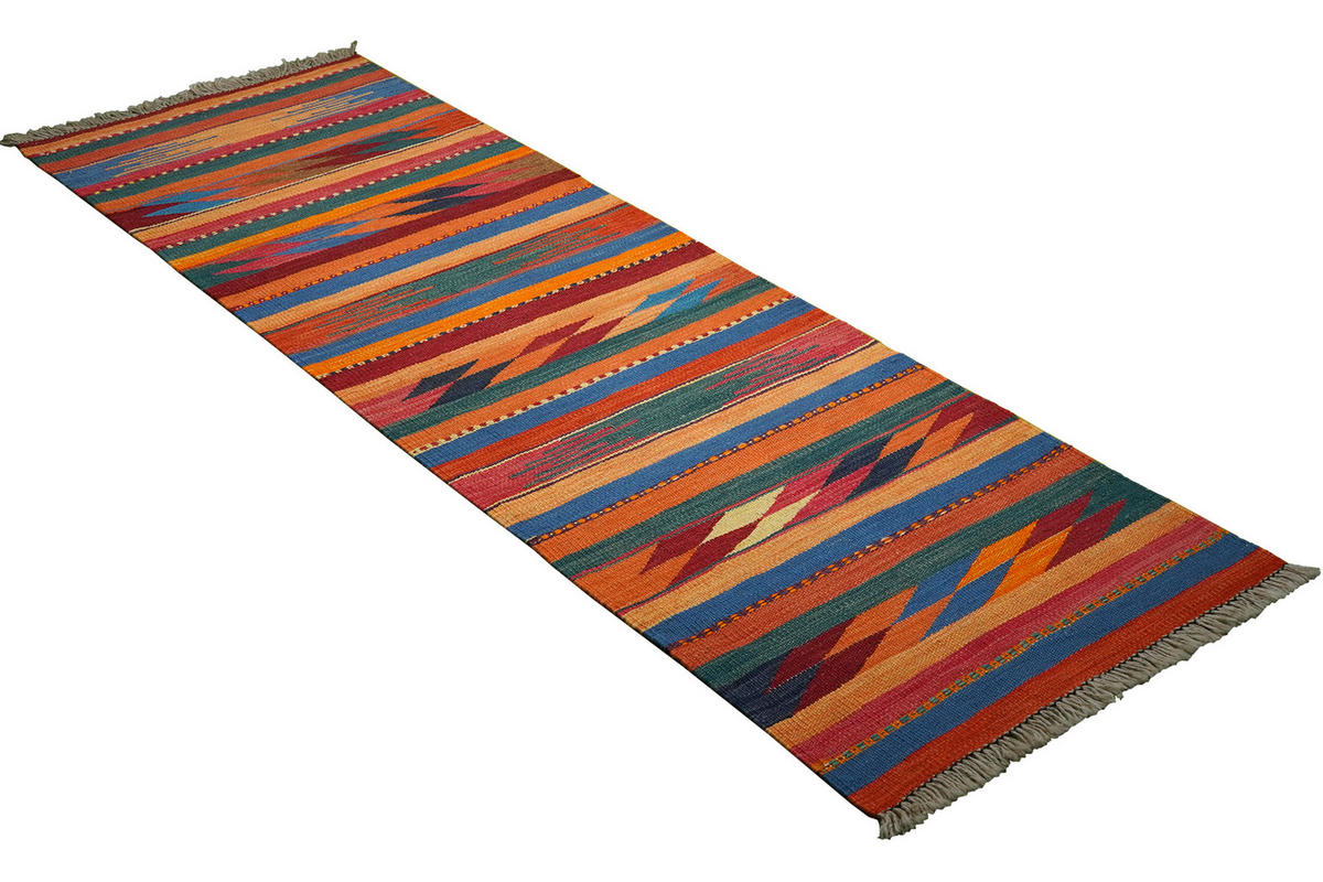 PersaTepp Teppich Kelim Gashgai multicolor B/L: ca. 61x191 cm Kelim Gashgai - multicolor (61,00/191,00cm) - PersaTepp