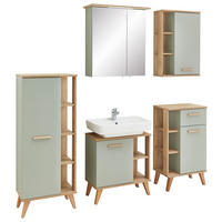 Badezimmer-Set Quickset 963 salbei Nachbildung Eiche Riviera Nachbildung B/H/T: ca. 161,5x200x33 cm Quickset 963 - Eiche/salbei (161,50/200,00/33,00cm) - Pelipal