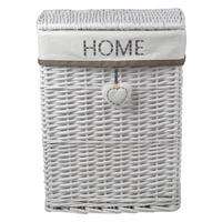 POCOline Wäschekorb weiß Weide B/H/L: ca. 34x56x45 cm Wäschekorb_Home_M - weiß (45,00/34,00/56,00cm) - POCOline