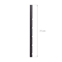 CookKing Mast für Feuerschale Bandito & Montana x schwarz Stahl H: ca. 75 cm Bandito & Montana x - schwarz (75,00cm) - CookKing