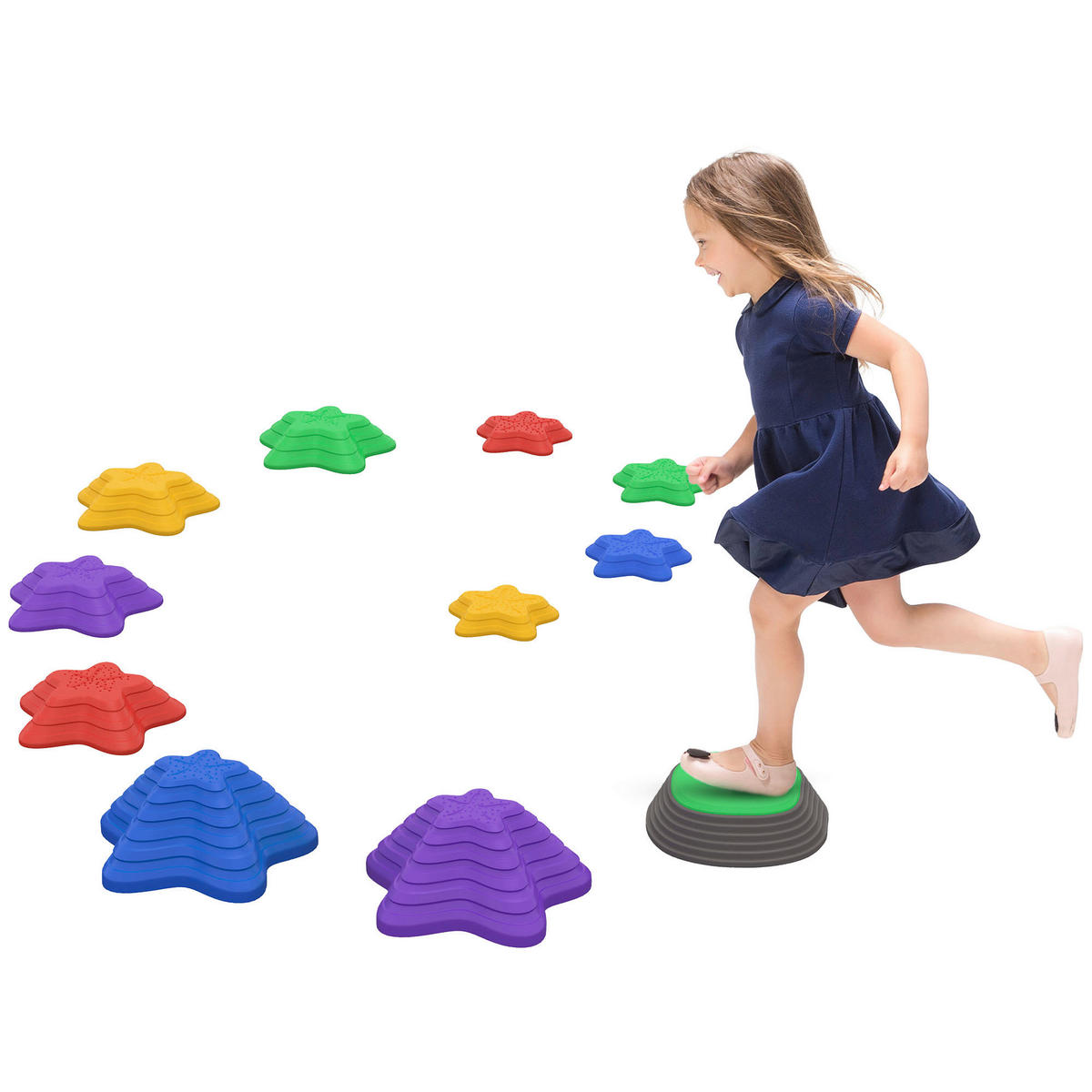 ZONEKIZ Fluss-Steine B/H/L: ca. 36,5x16x36,5 cm Fluss-Steine - multicolor (36,50/36,50/16,00cm) - ZONEKIZ
