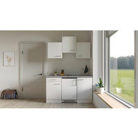 Küchenblock Vita weiß B/H/T: ca. 151x226x60 cm Vita - Beton/weiß (151,00/226,00/60,00cm) - Flex-Well