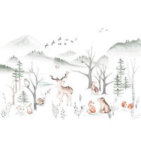 Komar Fototapete Cozy Woods B/L: ca. 400x280 cm Cozy Woods - (400,00/280,00cm) - Komar