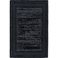 Kayoom Flachflorteppich Kalea 325 schwarz B/H/L: ca. 80x0,8x150 cm Kalea 325 - schwarz (150,00/80,00/0,80cm) - Kayoom