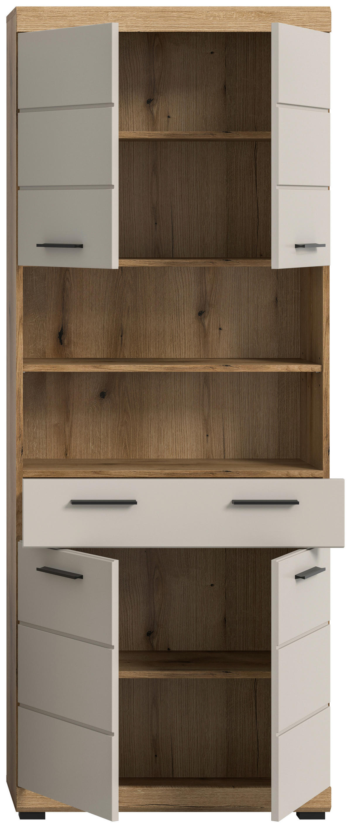 Badhochschrank Scout Evoke Oak Nachbildung Kaschmirgrau Nachbildung B/H/T: ca. 74x191x31 cm Scout - Kaschmirgrau (74,00/191,00/31,00cm) - xonox.home