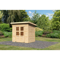 Karibu Gartenhaus Tony 0,5 natur B/H/T: ca. 212x219x154 cm Tony 0,5 - natur (212,00/219,00/154,00cm) - Karibu