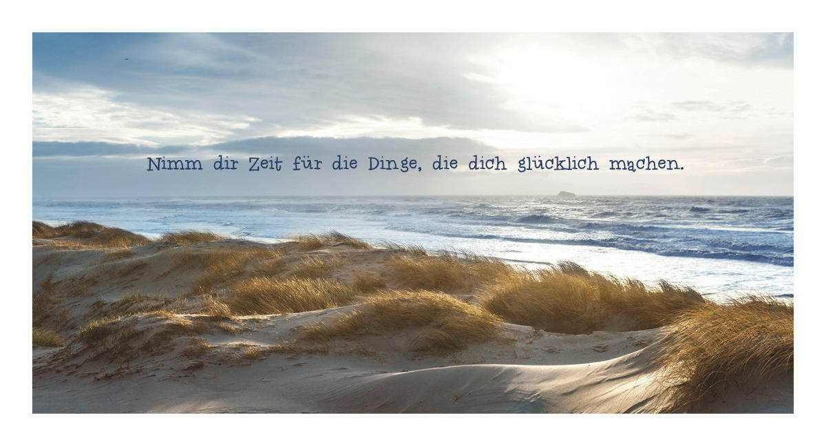 Bönninghoff Keilrahmenbild Spruch B/L: ca. 20x40 cm Keilrahmenbild 20x40cm - bunt (20,00/40,00cm) - Bönninghoff
