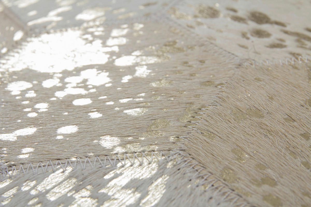 360Living Teppich Dazzle elfenbein B/L: ca. 120x170 cm Dazzle - gold/elfenbein (120,00/170,00cm) - 360Living