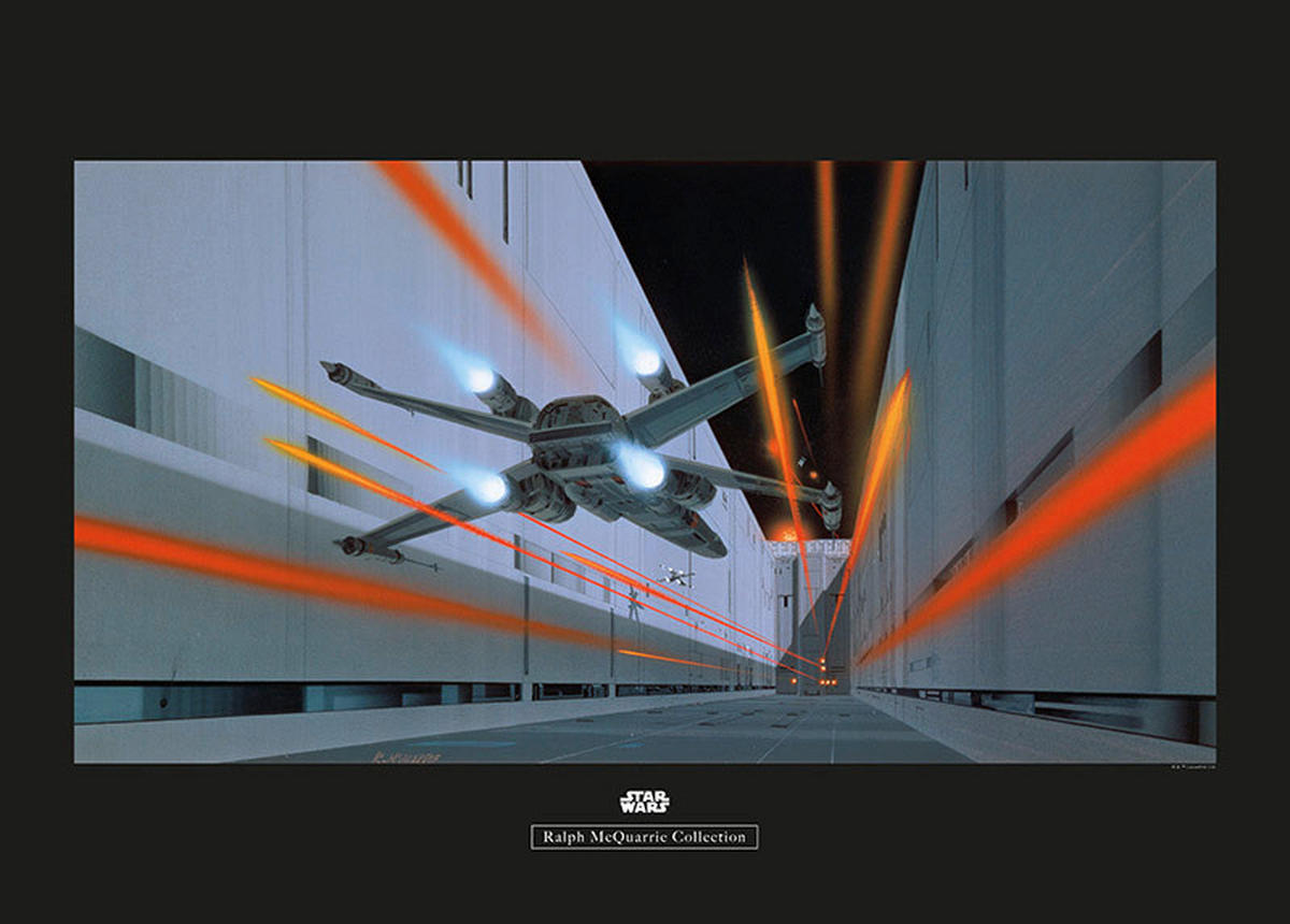 Komar Poster Star Wars Classic RMQ Death Star Tr Star Wars - Imperial Force B/L: ca. 70x50 cm Star Wars Classic RMQ Death Star Tr - (70,00/50,00cm) - Komar