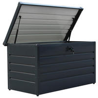 HI Auflagenbox anthrazit Metall B/H/T: ca. 120x63x61 cm Auflagenbox 350l - anthrazit (120,00/63,00/61,00cm) - HI