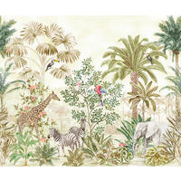Komar Fototapete Wild Wonderland B/L: ca. 300x250 cm Wild Wonderland - (300,00/250,00cm) - Komar