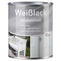Weißlack weiß seidenmatt ca. 0,75 l Weißlack 750ml - weiß (750ml)