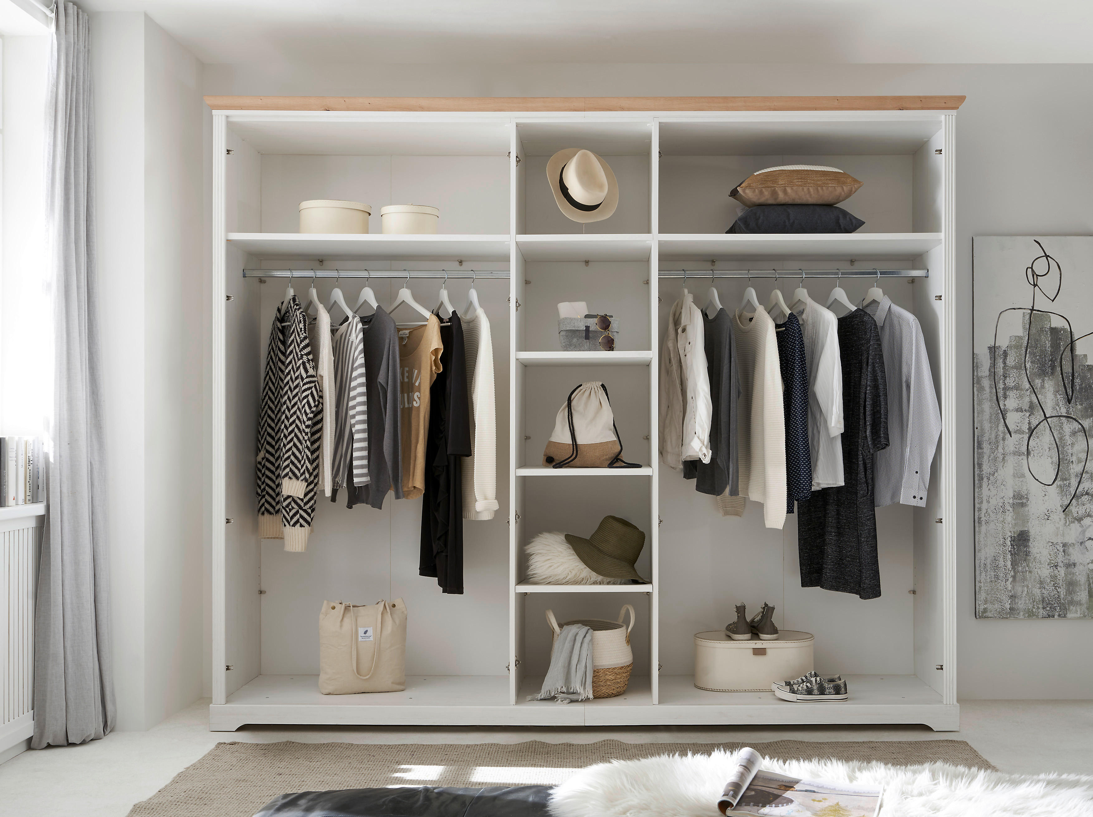 Kleiderschrank Jasmin  B/H/T: ca. 266x220x64 cm Jasmin - (266,00/220,00/64,00cm)