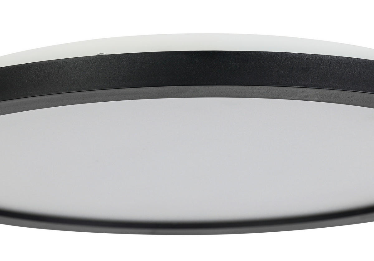 Nolo LED-Deckenpaneel Aria schwarz Kunststoff H/D: ca. 5x30 cm Aria - schwarz (30,00/5,00cm) - Nolo