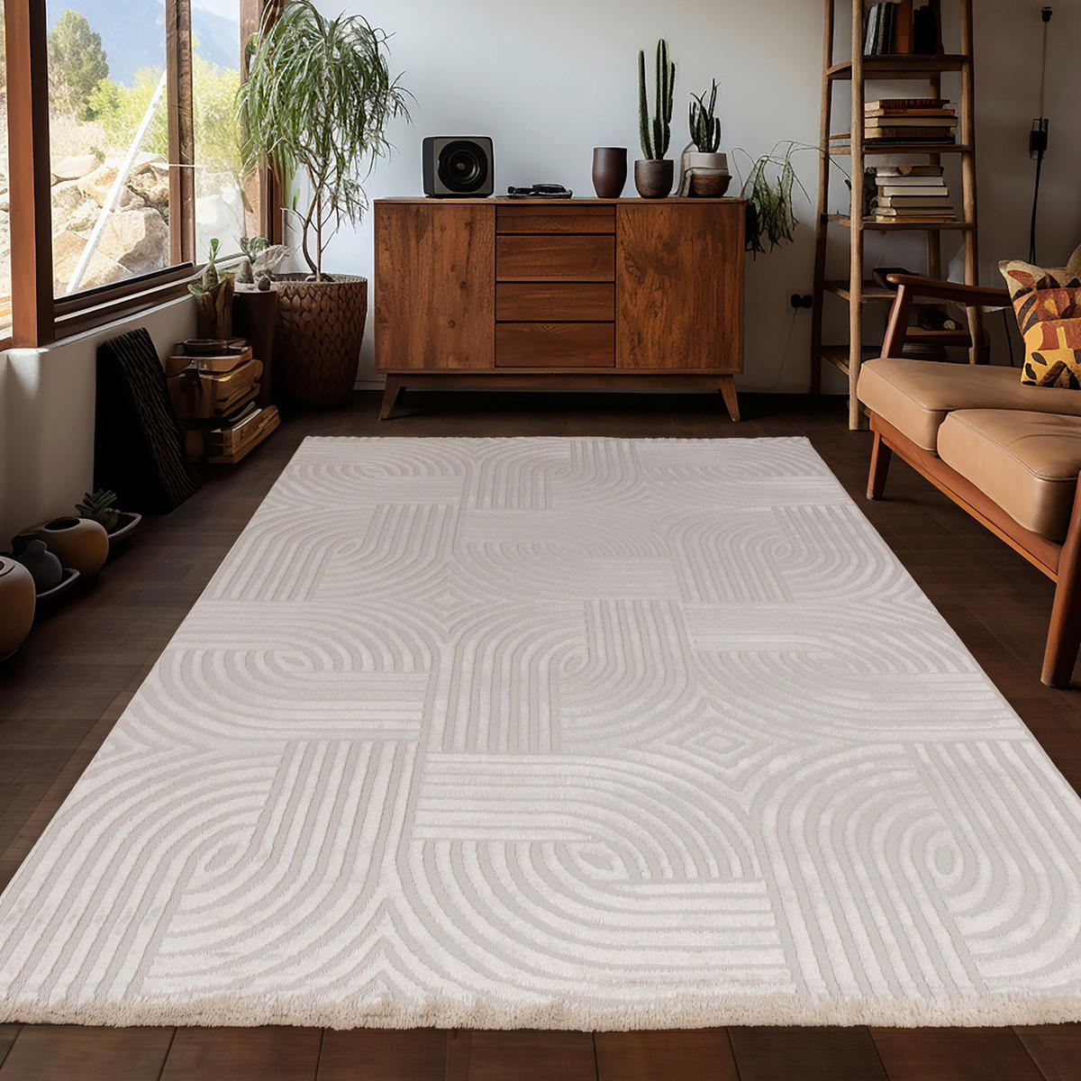 Ayyildiz Teppich SAHARA beige B/L: ca. 120x170 cm SAHARA - beige (120,00/170,00cm) - Ayyildiz