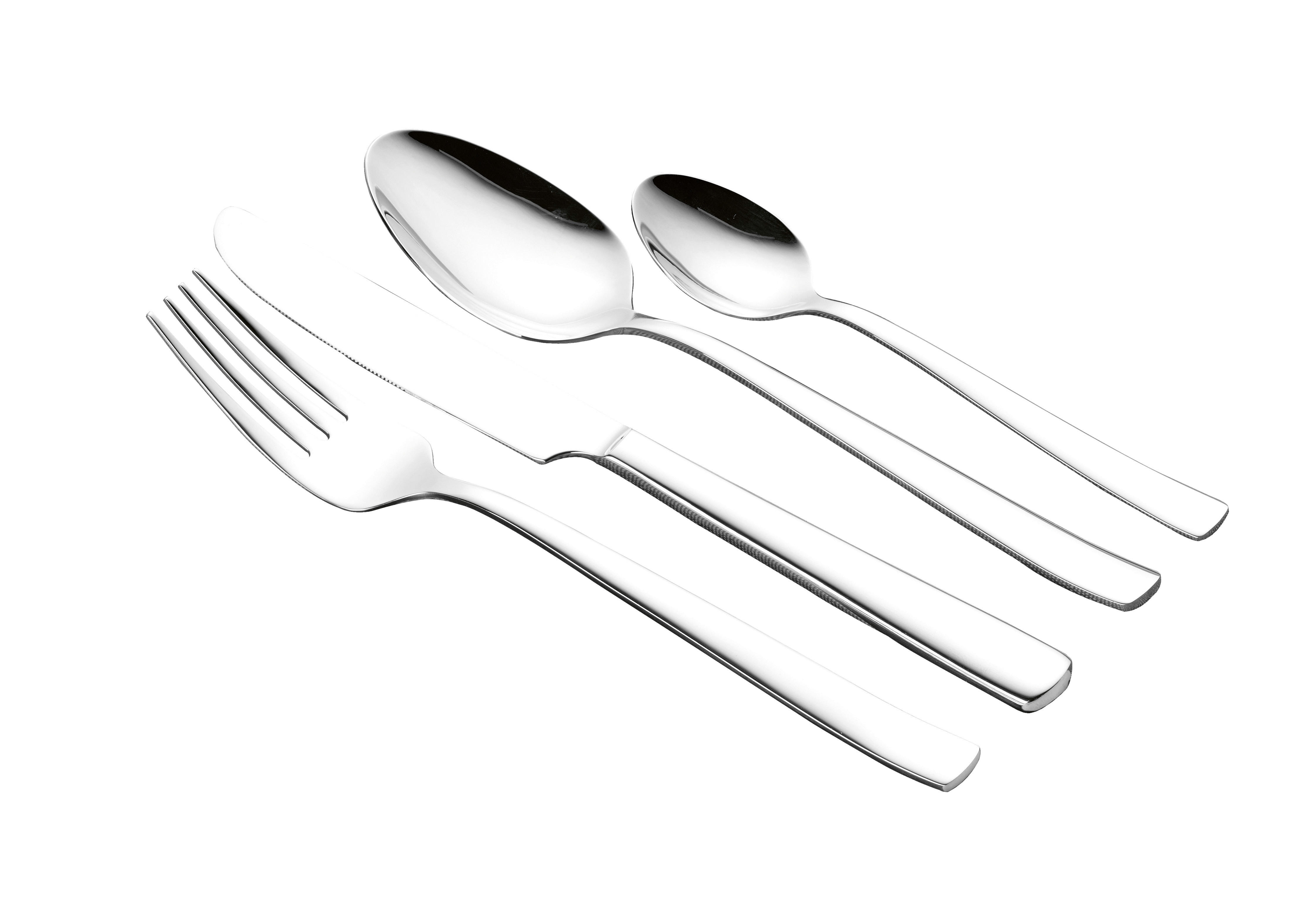 Besteckset Leandra Edelstahloptik Edelstahl 24 tlg. Leandra - Edelstahloptik
