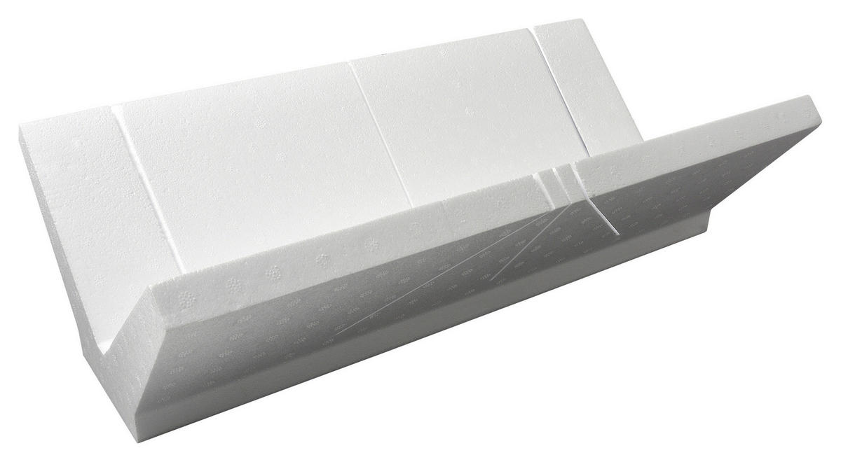 Gehrungslade B/H/L: ca. 22,4x12x41 cm Gehrungslade_EPS - weiß (41,00/22,40/12,00cm)