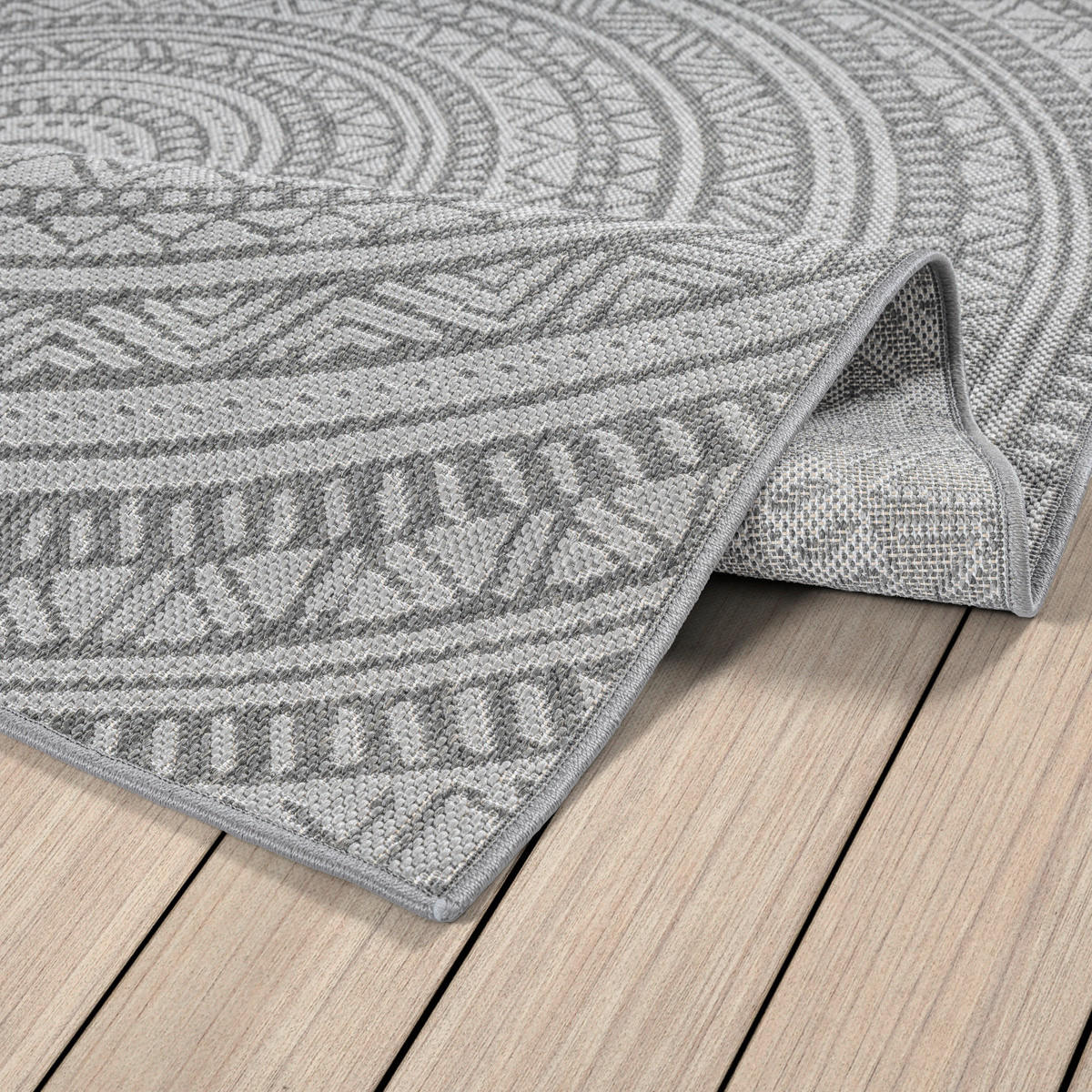 Teppich Maestro grau B/H/L: ca. 120x13x120 cm Maestro - grau (120,00/120,00/13,00cm)