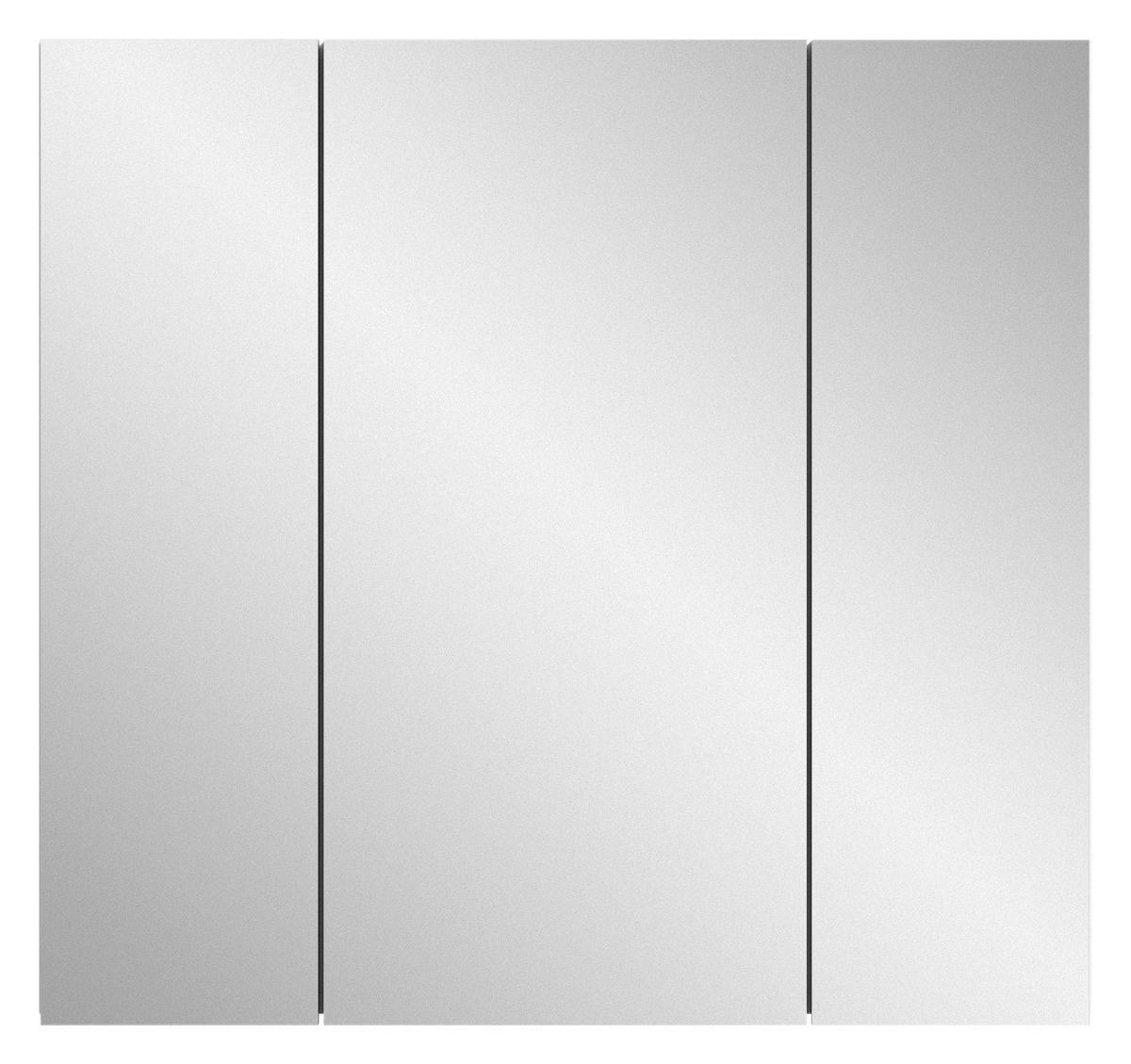 Spiegelschrank VIRA weiß B/H/T: ca. 60x77x18 cm VIRA - weiß (60,00/77,00/18,00cm) - xonox.home