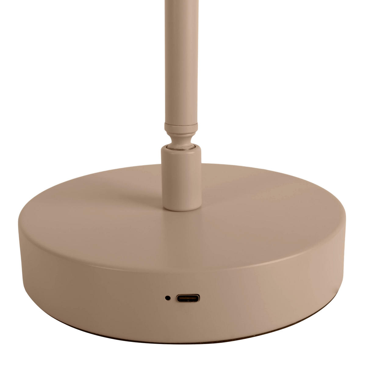 Näve Leuchten LED-Tischleuchte beige Metall B/H/T: ca. 22,6x45x16 cm LUPA - beige (22,60/45,00/16,00cm) - Näve Leuchten