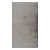 Kayoom Kurzflorteppich Badematte Rabbit Light 325 hellgrau B/H/L: ca. 50x2,4x90 cm Badematte Rabbit Light 325 - hellgrau (90,00/50,00/2,40cm) - Kayoom