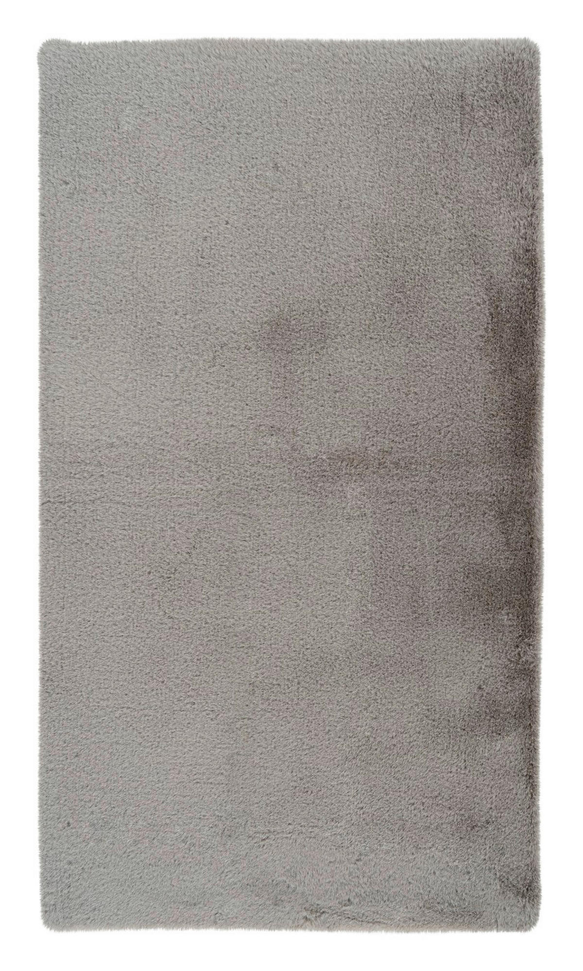 Kayoom Kurzflorteppich Badematte Rabbit Light 325 hellgrau B/H/L: ca. 50x2,4x90 cm Badematte Rabbit Light 325 - hellgrau (90,00/50,00/2,40cm) - Kayoom