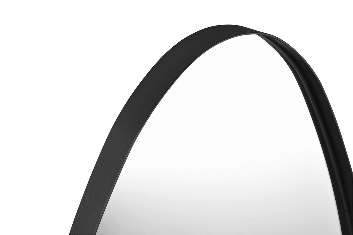 Metallspiegel Britta schwarz Metall B/H/T: ca. 35x50x3 cm Britta - schwarz (35,00/50,00/3,00cm)