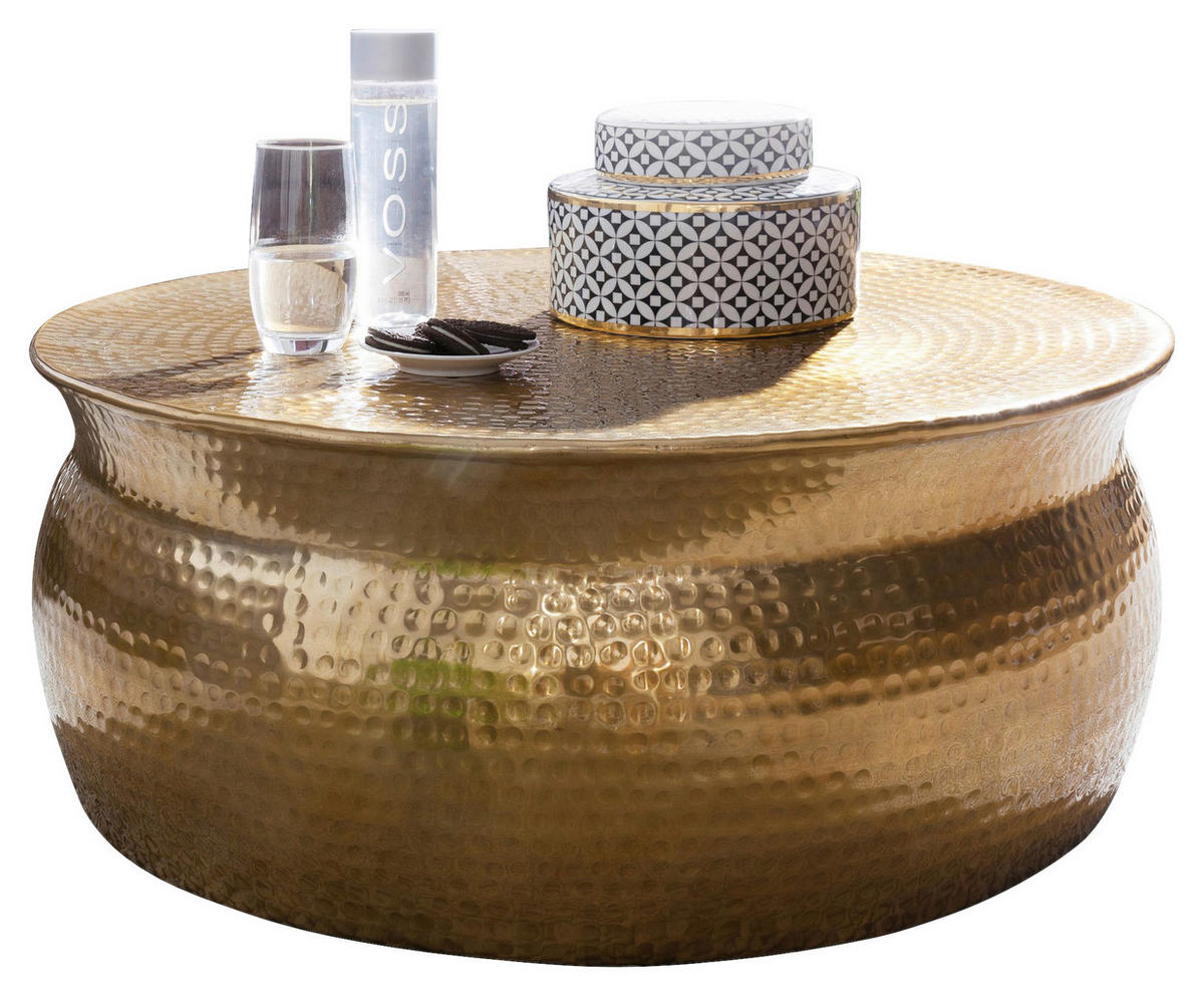 Couchtisch gold B/H/T: ca. 0x31x0 cm Couchtisch - gold (0,00/31,00/0,00cm) - Wohnling