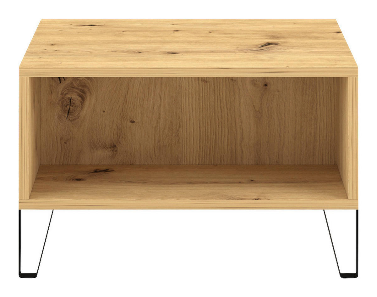Couchtisch BILBAO Eiche Artisan Nachbildung B/H/T: ca. 60x37x60 cm BILBAO - Eiche (60,00/37,00/60,00cm) - WIPMEB