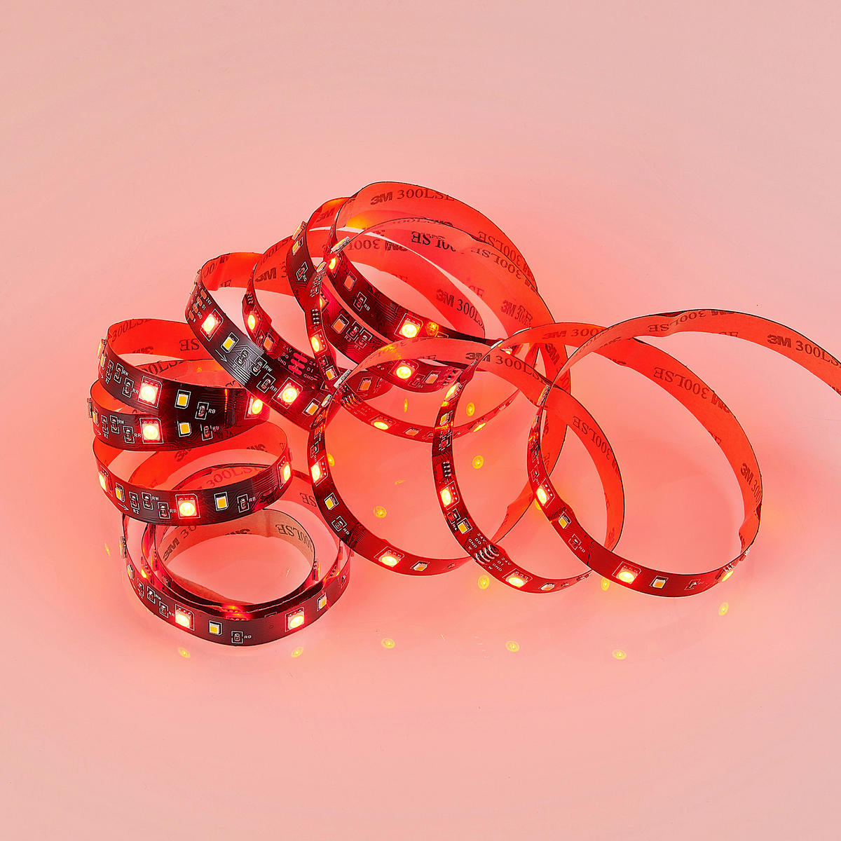 Lichtband schwarz Kunststoff B/L: ca. 1x300 cm LED-Lichtband_Racer - schwarz (1,00/300,00cm)
