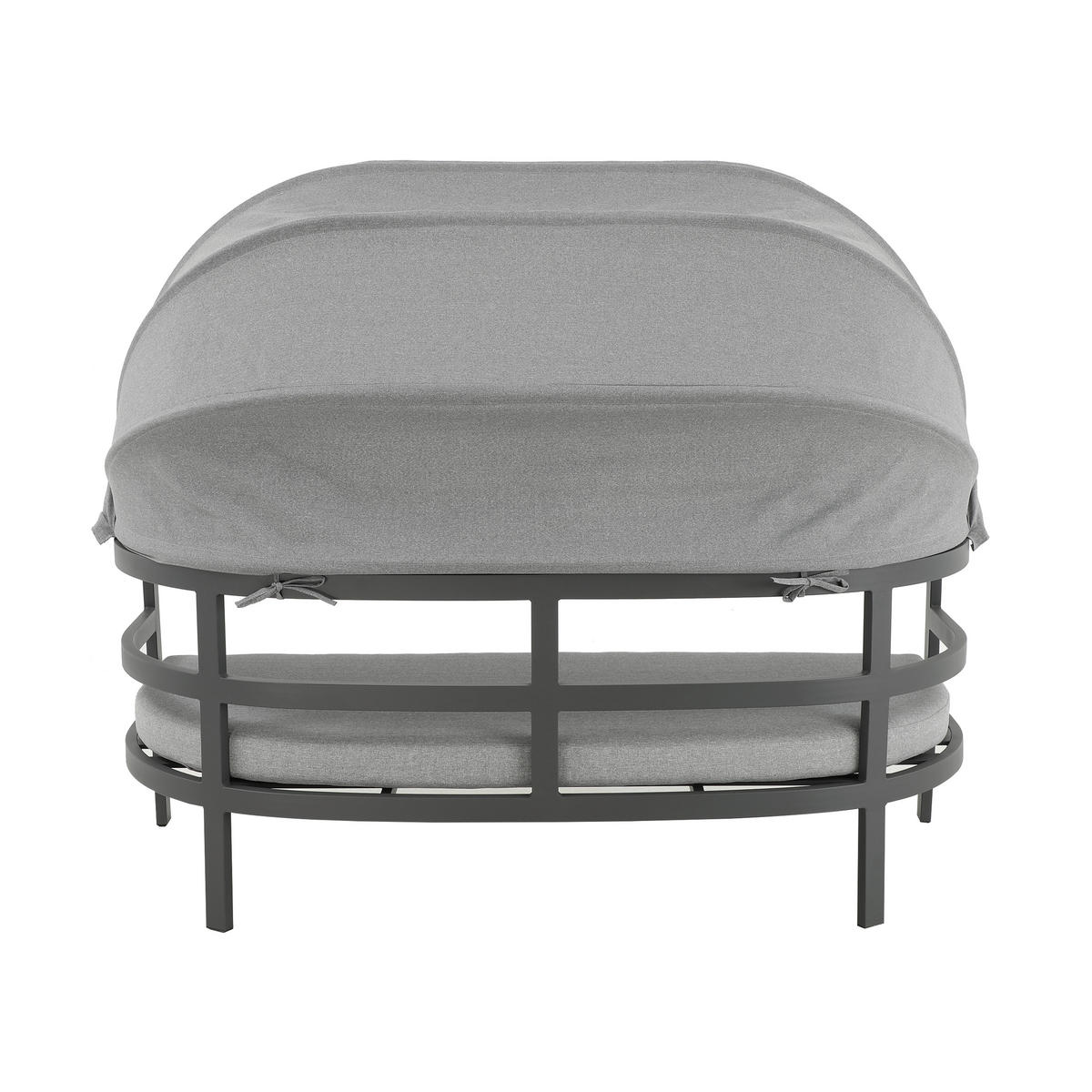 POCOline Gartensitzgruppe Barbados hellgrau Stahl Barbados - hellgrau/grau - POCOline