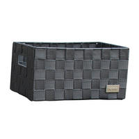 POCOline Aufbewahrungskorb grau Nylon B/H/L: ca. 16x21x31 cm Korb_Nina_M grau - grau (31,00/16,00/21,00cm) - POCOline