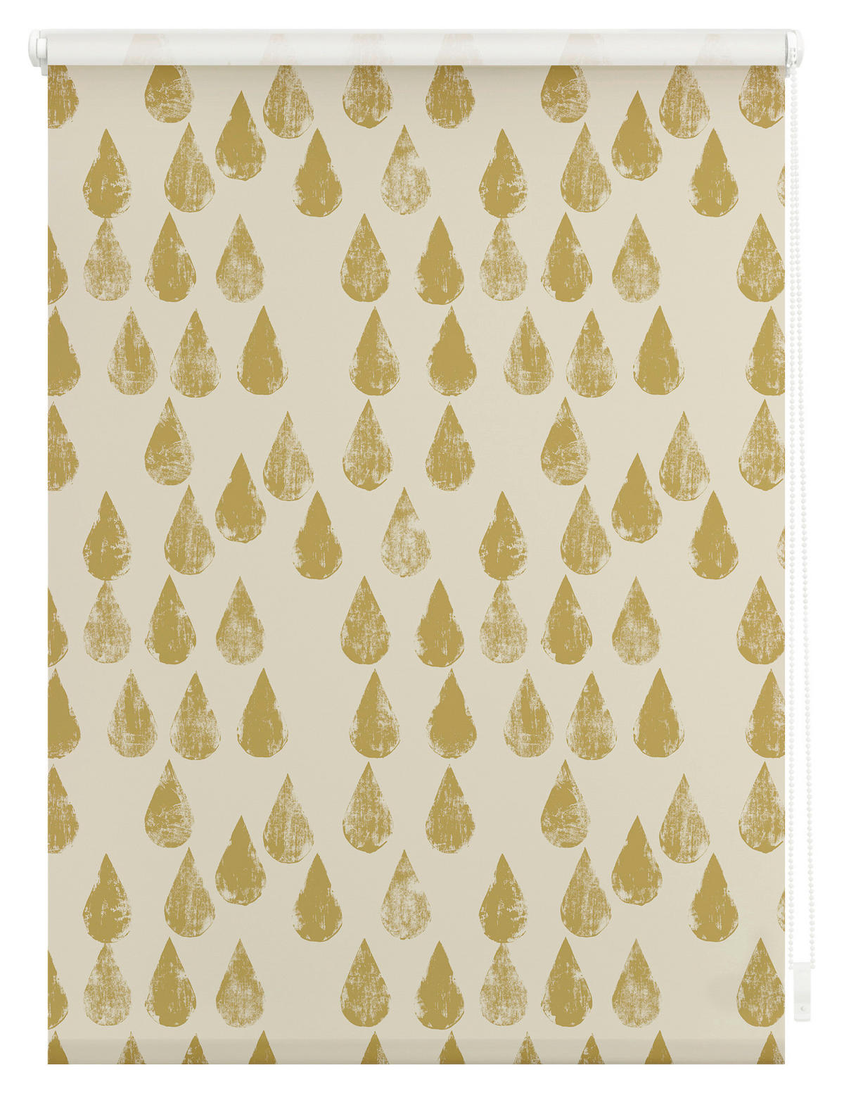 LICHTBLICK Rollo Golden Drops gold B/L: ca. 80x150 cm Golden Drops - gold (80,00/150,00cm) - LICHTBLICK