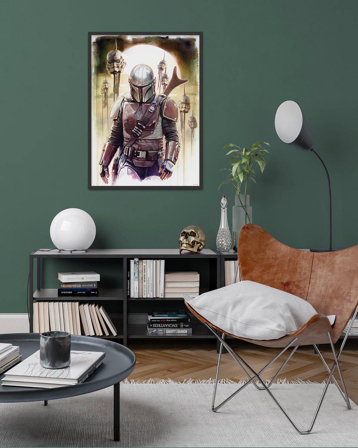 Komar Poster Mandalorian Impaler Disney B/L: ca. 40x50 cm Mandalorian Impaler - (40,00/50,00cm) - Komar