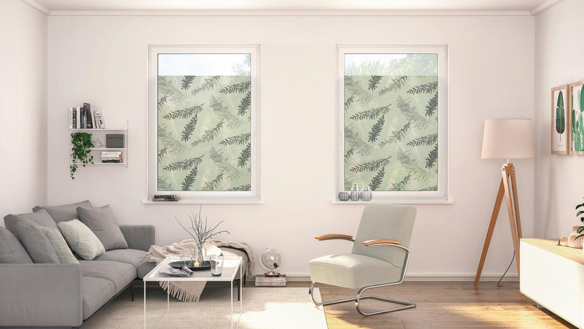 LICHTBLICK Fensterfolie Branches Natur Branches grün B/L: ca. 100x130 cm Branches - grün (100,00/130,00cm) - LICHTBLICK