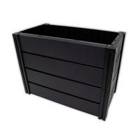 KHW Hochbeet Demeter M anthrazit Kunststoff B/H/T: ca. 82x61x44 cm Demeter M - anthrazit (82,00/61,00/44,00cm) - KHW