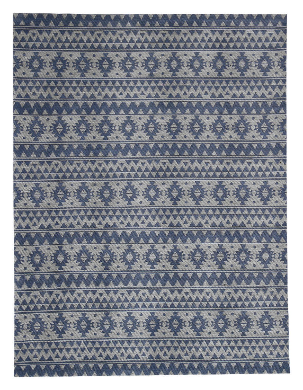 Kayoom Flachgewebeteppich Sunny 210 hellblau B/L: ca. 120x170 cm Sunny 210 - hellblau (120,00/170,00cm) - Kayoom