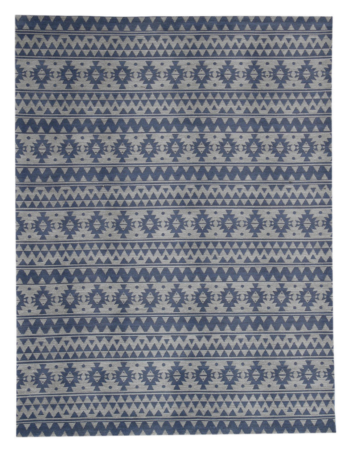 Kayoom Flachgewebeteppich Sunny 210 hellblau B/L: ca. 120x170 cm Sunny 210 - hellblau (120,00/170,00cm) - Kayoom