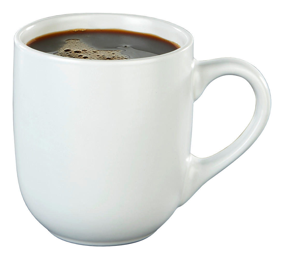 POCOline Kaffeebecher weiß Steingut Kaffeebecher - weiß