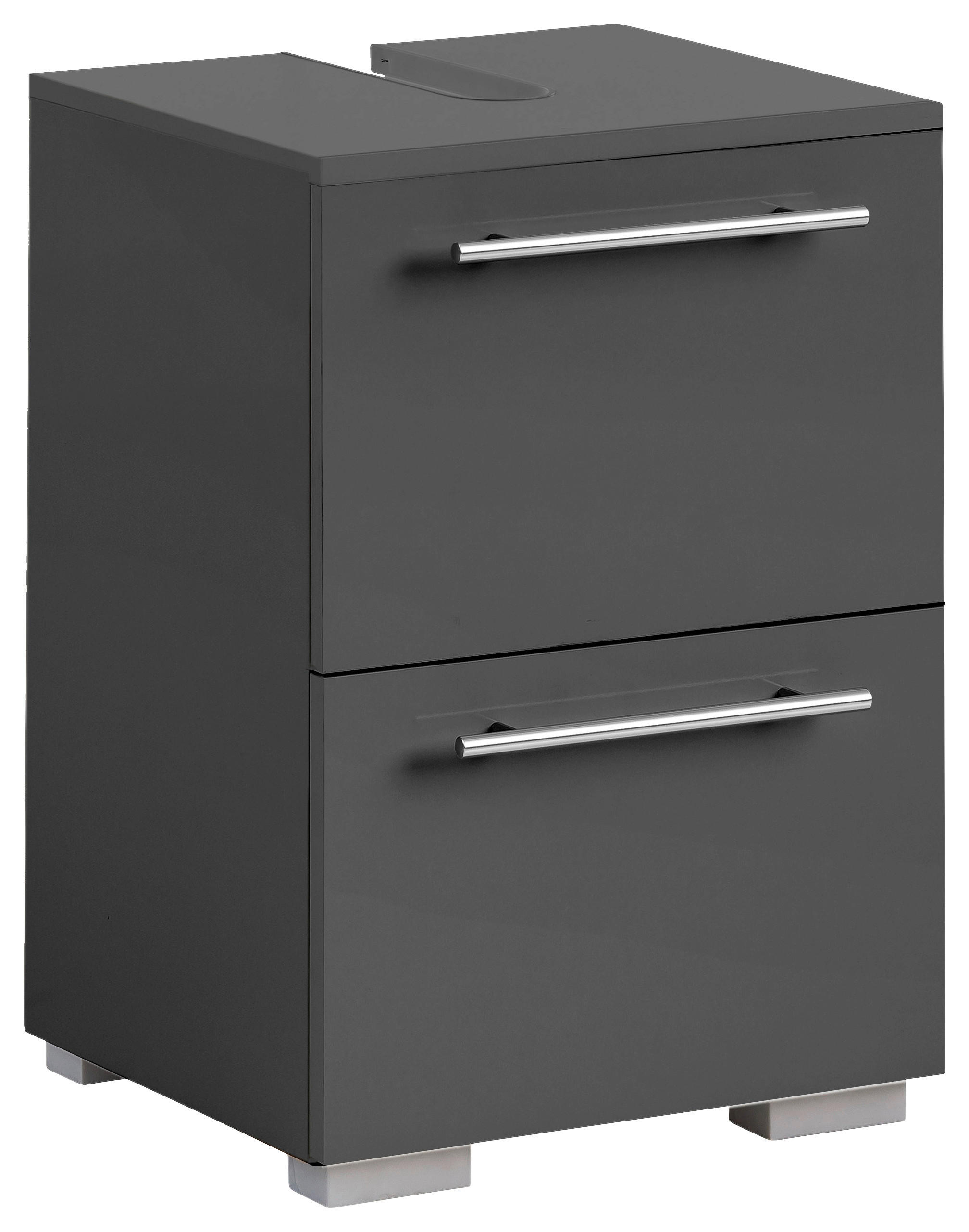 Waschbeckenunterschrank Carlos anthrazit B/H/T: ca. 40,2x59,1x35 cm Carlos - anthrazit (40,20/59,10/35,00cm) - Möbelpartner