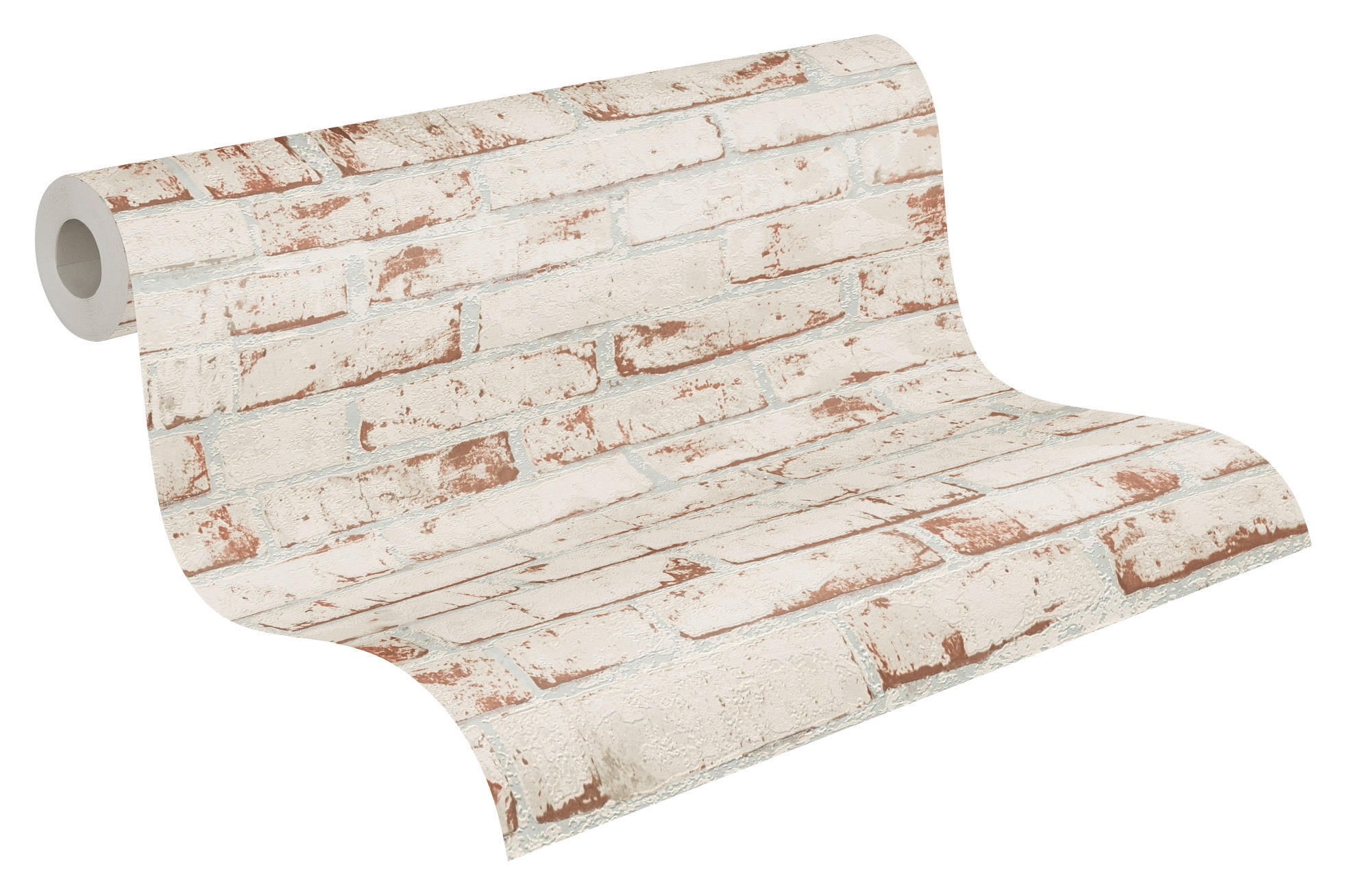 A.S.Creation Vliestapete Best of Wood`n Stone 2nd Edition Steine rot B/L: ca. 53x1005 cm